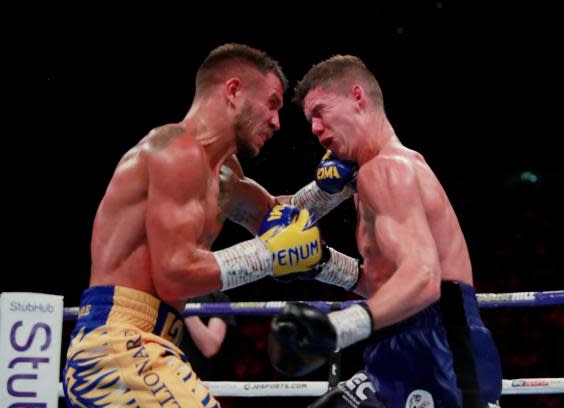 Vasyl Lomachenko proved too much for Luke Campbell on Saturday (Action Images via Reuters)