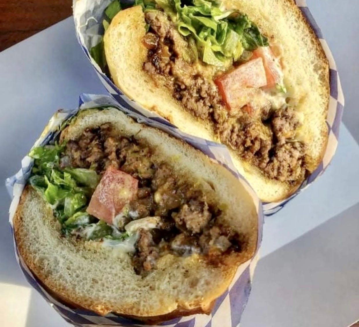 The chopped cheese sandwich at food truck Meat and Co. at Zocalo food park in Walker's Point is new to the menu.
