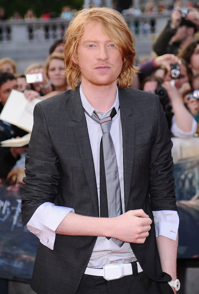 Harry Potter and the Deathly Hallows Part 2 2011 UK Premiere Domnhall Gleeson