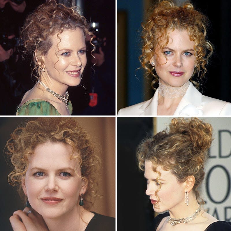 Nicole Kidman recrea el look con rizos que llevaba hace 30 años