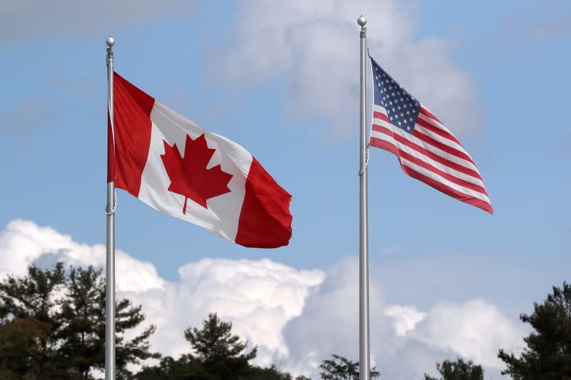 FILE PHOTO: The Canada-United States border crossing in Lansdowne