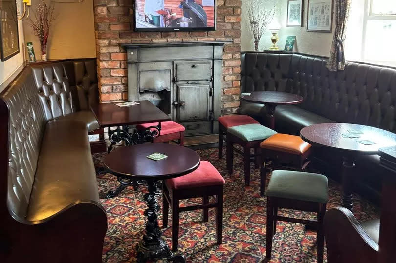 Inside The Black Horse pub, Croston, Lancashire
