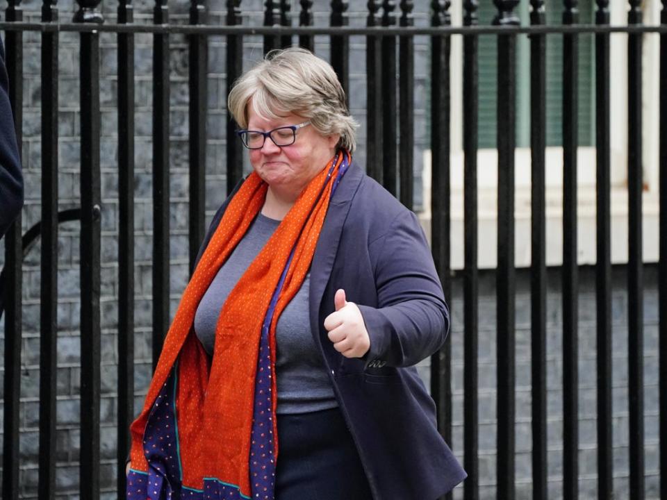 Work and Pensions Secretary Therese Coffey (Dominic Lipinski/PA) (PA Wire)