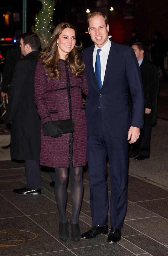 Prince William and Kate Middleton visited New York City on December 7, 2014. WireImage