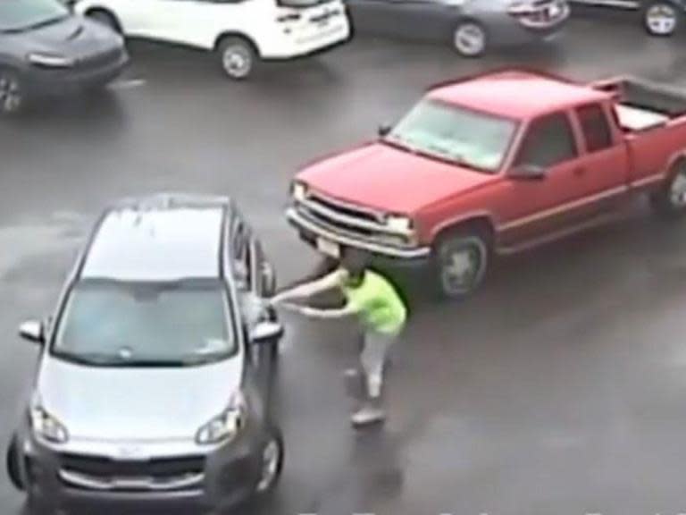 Man's sledgehammer rampage caught on CCTV