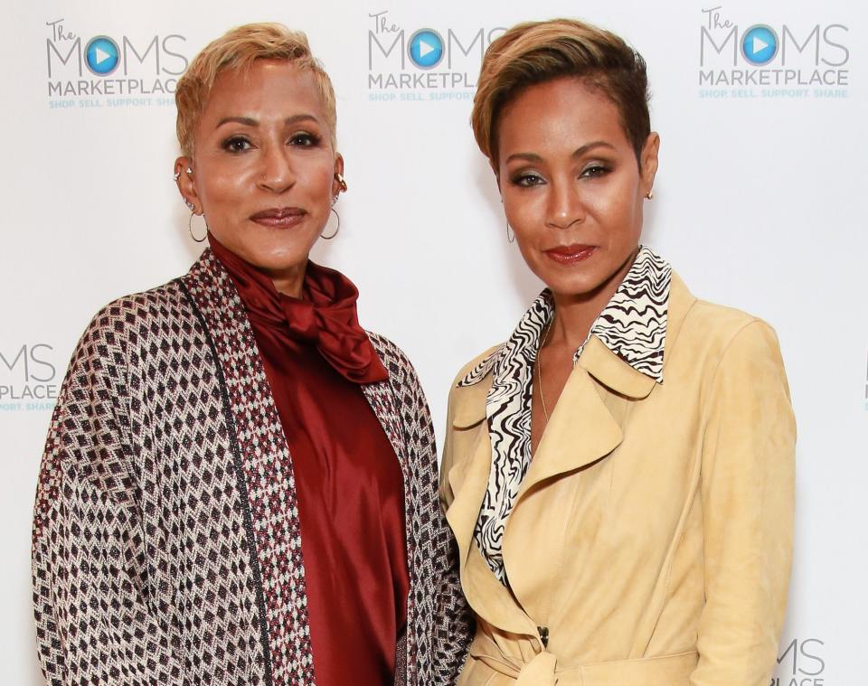 Jada and Gammy pose together at an event