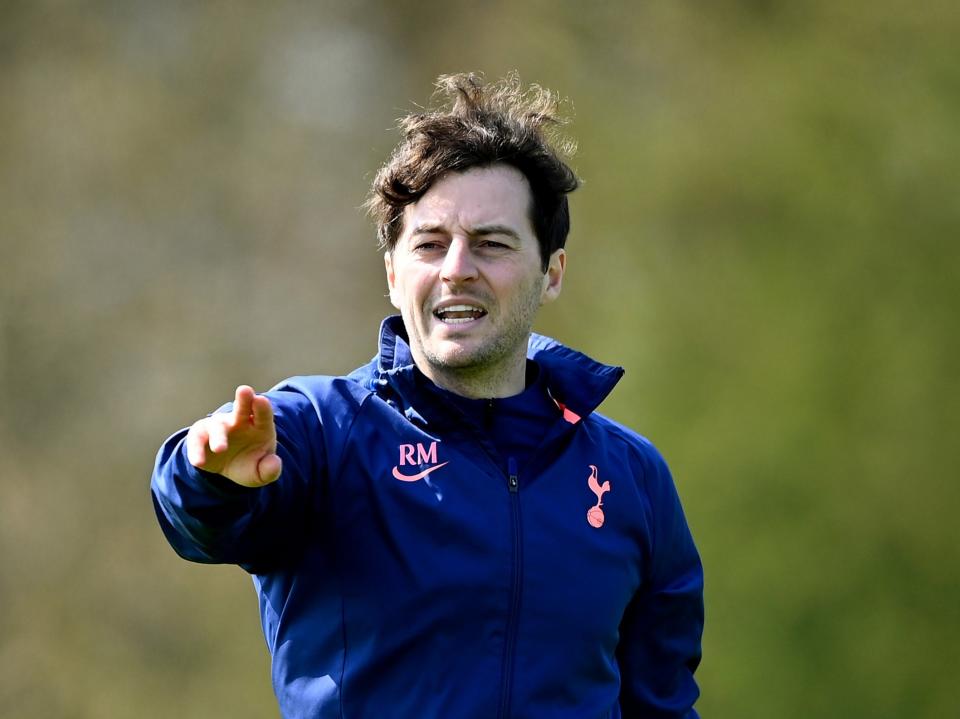 Interim Tottenham coach Ryan Mason (Getty Images)