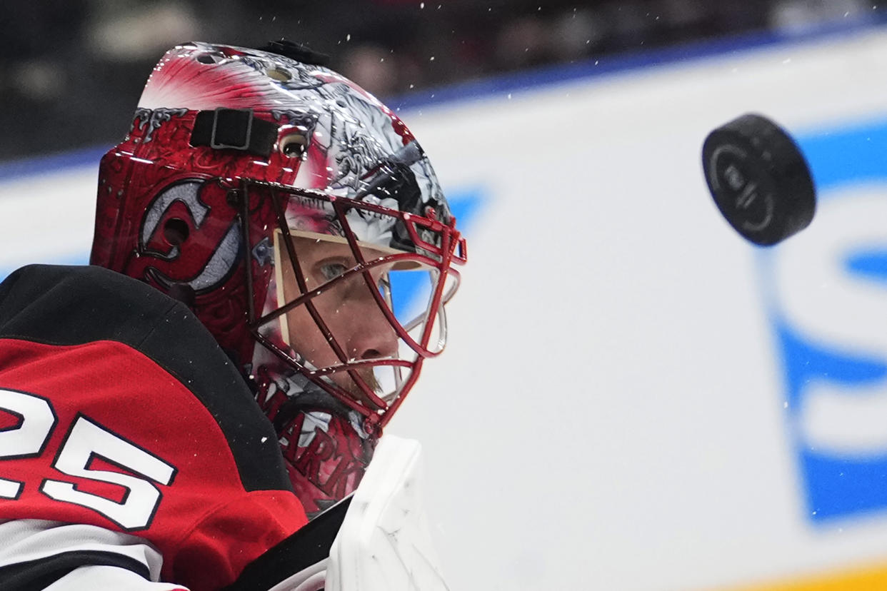 Devils beat Sabres 41 in NHL regularseason opener in Prague