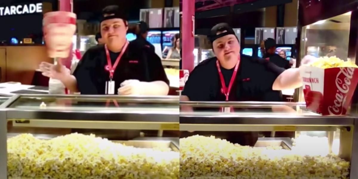 Popcorn Guy' Goes Viral On TikTok For His Popcorn-Serving Skills