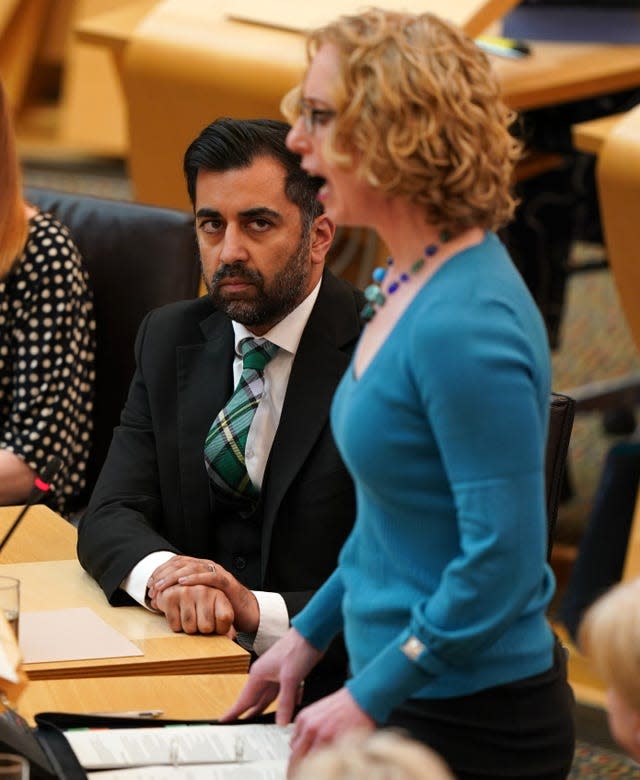 Humza Yousaf and Lorna Slater