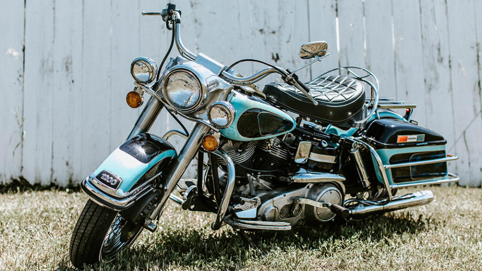 Elvis Presley's 1976 Harley Davidson FLH 1200 Electra Glide