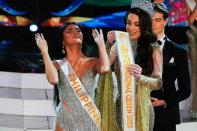 <p>Lors du sacre de Fuschia Anne Ravena au concours Miss International Queen 2022, à Pattaya (Thaïlande), samedi 25 juin 2022.</p>