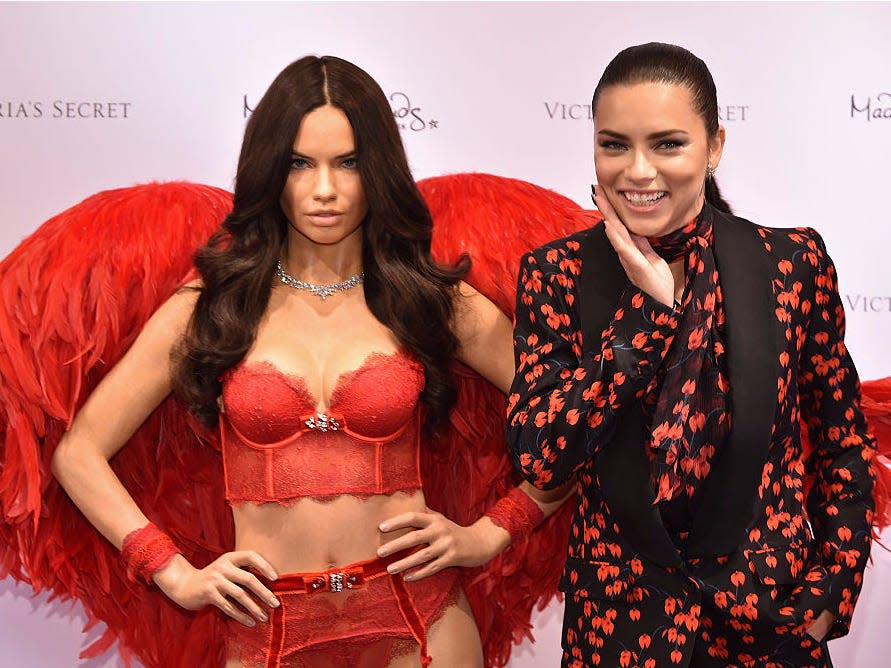 adriana lima and wax figure