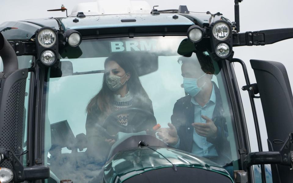 Duchess of Cambridge takes the wheel - Owen Humphreys/PA