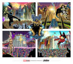 <p>The stunning image was created by the Disney Marvel team with comic illustrator Amrit Birdi. </p>