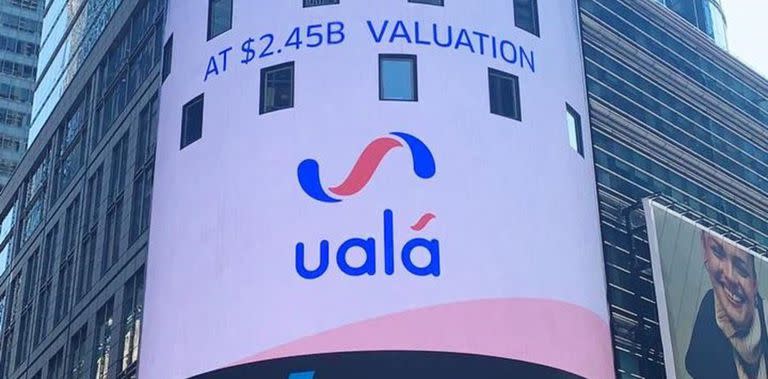 En agosto, Ualá se convirtió en unicornio, y así lo reflejaron las pantallas en Nueva York.