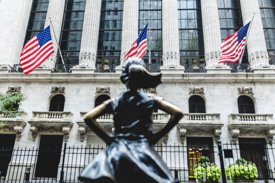 FTSE 100 New York Manhattan, 02.10 - 10.10.22: Die amerikanische Börse, Wall Street oder ganz offiziell New York Stock Exchange (NYSE).  Foto: pressefoto Mika