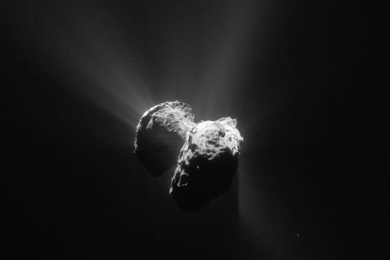 彗星「67P/楚留莫夫─格拉希門克」（67P/Churyumov-Gerasimenko，簡稱67P）（美聯社）