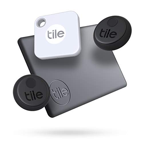 Tile Essentials (2020) 4-pack (1 Mate, 1 Slim, 2 Stickers) - Bluetooth Tracker & Item Locators for Keys, Wallets, Remotes & More; Easily Find All Your Things (Amazon / Amazon)