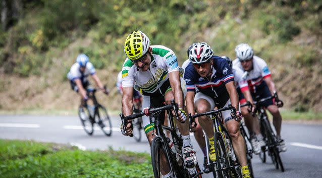 The veteran cyclist said riding two abreast is safest as it forces motorists to overtake properly. Photo: Supplied/ James Sloan