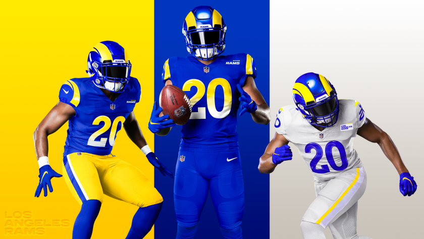 Rams reveal 2020 uniforms