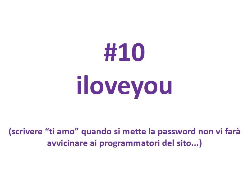 <p>Amare la propria password? Si può. (Yahoo Finanza) </p>