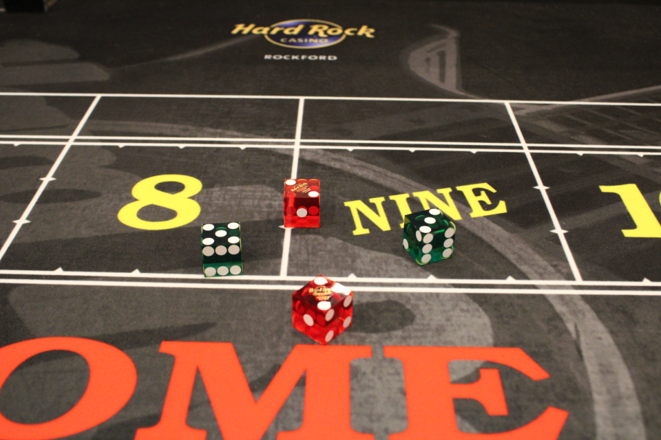 Live craps has arrived at the Rockford Casino: A Hard Rock Opening Act.