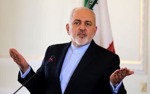 Iran's foreign minister called the US deployment a threat to international peace - Credit: ATTA KENARE/AFP/Getty Images