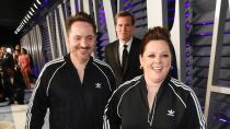 <p>Ben Falcone and Melissa McCarthy's matching Adidas track suits at the Vanity Fair Oscar Party served as a reminder that the <a href="https://people.com/movies/melissa-mccarthy-ben-falcone-relationship-photos/" rel="nofollow noopener" target="_blank" data-ylk="slk:couple is everything we want to be;elm:context_link;itc:0;sec:content-canvas" class="link ">couple is everything we want to be</a>. </p> <p>"I have never been flipped off or told to f— off as much as at that party [laughs], and it was all done, uh, jokingly, but also with something real behind it," she joked about fellow attendees<a href="https://people.com/style/melissa-mccarthy-on-wearing-a-tracksuit-to-vanity-fair-oscars-party/" rel="nofollow noopener" target="_blank" data-ylk="slk:in an April 2021 interview;elm:context_link;itc:0;sec:content-canvas" class="link "> in an April 2021 interview</a> with <em>InStyle</em>. "[After the ceremony] everyone put on a different dress and different heels. They just totally were like, 'You go f— yourself [for wearing a tracksuit].' My response was, 'Oh, OK, I'm going to go dance pretty hard right now.'"</p>