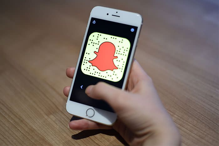 The pair had been talking and sharing explicit images on Snapchat since October, 2016. Source: Getty