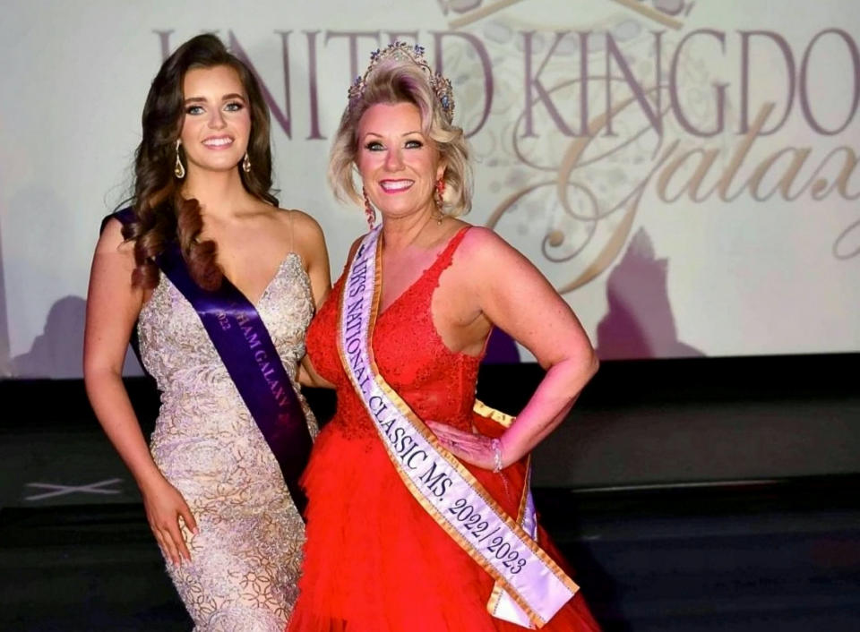 The mother and daughter duo say they love taking part in pageants together. (Chloe-Rose Adkin/SWNS)