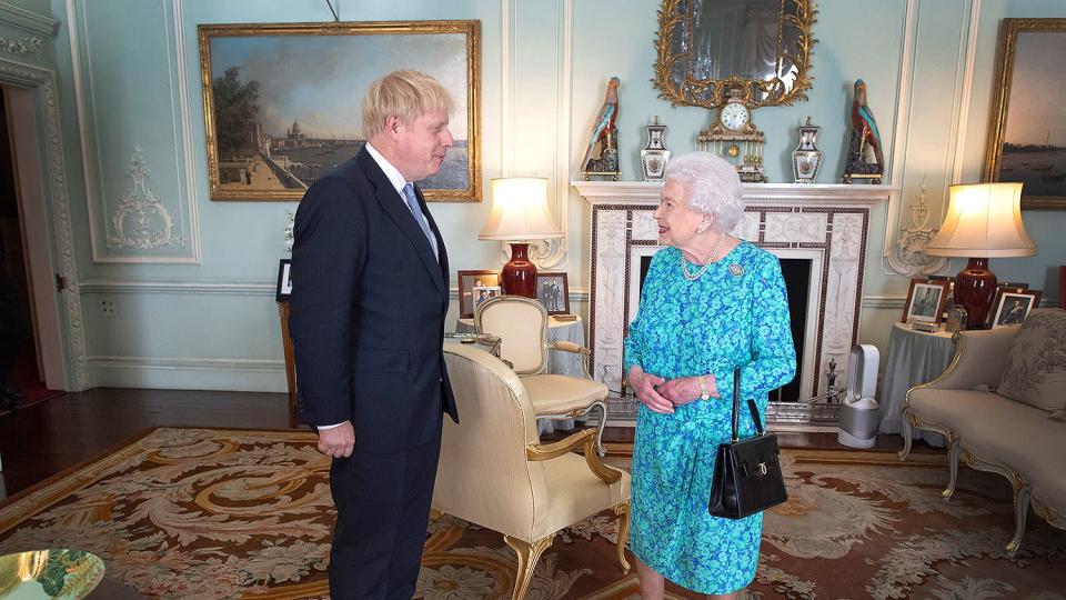 Boris Johnson and Queen Elizabeth