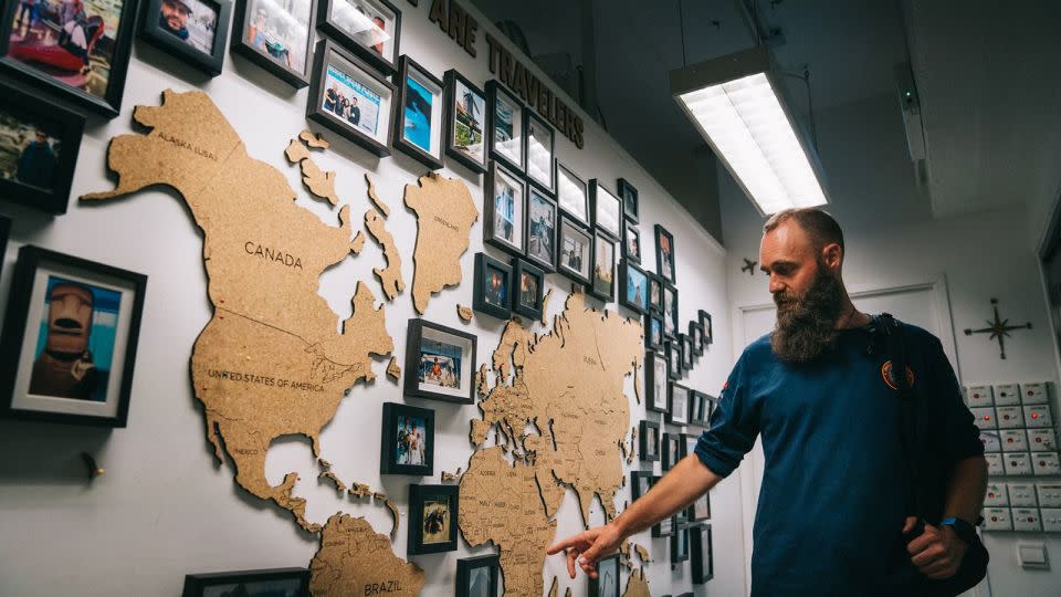 Thor Pedersen spent nearly a decade traveling to every country in the world without flying. - Maxime Champigneulle