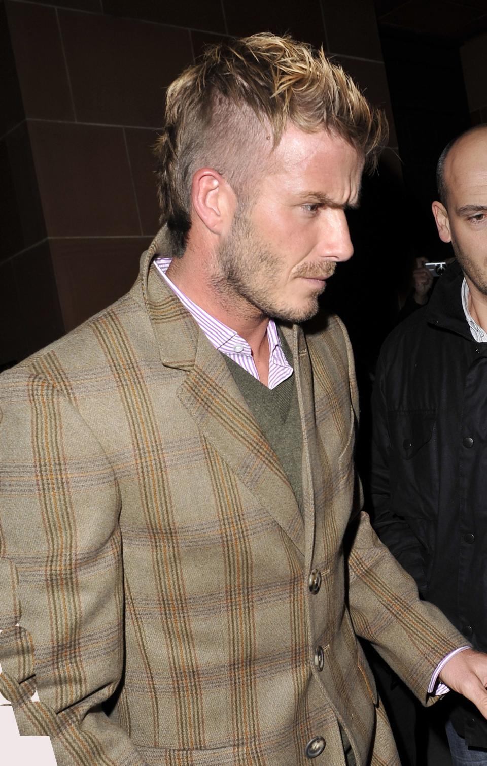<h1 class="title">US ONLY DAVID BECKHAM LEAVING CIPRIANI IN LONDON</h1><cite class="credit">Philip Ramey Photography, LLC</cite>