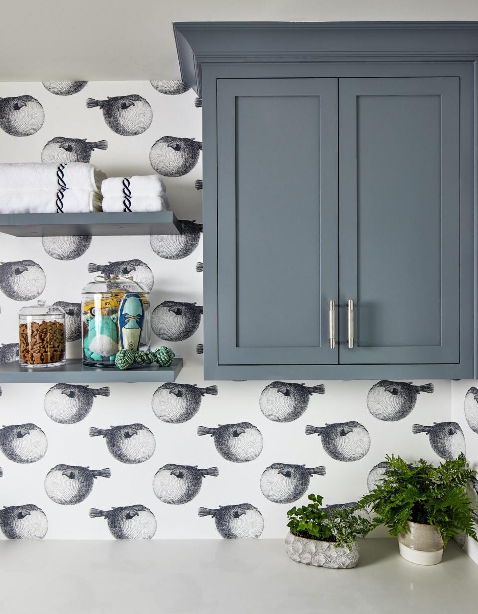 Space of the Week, Blue-Gray Cabinets