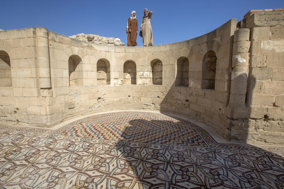 Mosaics in Hisham’s Palace in Jericho