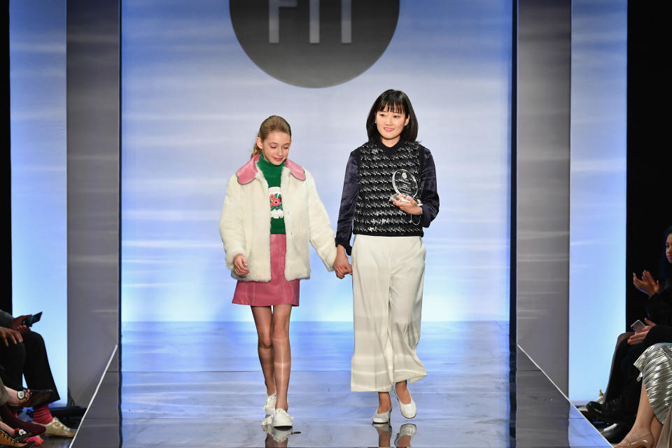 <p><em>What does being featured in the Future of Fashion Runway Show mean to you?</em></p><p>I am still in shock. I came from a different country, South Korea, to FIT to study womenswear, but I changed my design specialization to childrenswear. When I first switched, every one of my friends and professors doubted my choice, because they thought I was so far away from the childrenswear. But now this validates my decisions and proves to them and to myself that I made the right choice, and that means a lot to me.</p>