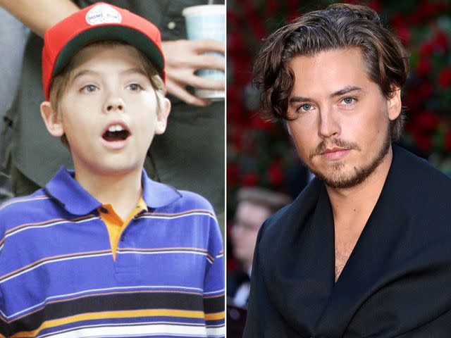 <p>Disney Channel / Courtesy: Everett Collection ; Gareth Cattermole/Getty</p> Left: Cole Sprouse in 'The Suite Life of Zack and Cody'. Right: Cole Sprouse at Vogue World: London 2023 on Sept. 14, 2023