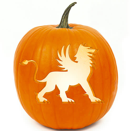 lion pumpkin stencils