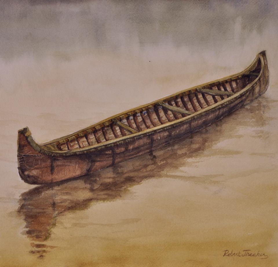 'Birch Bark Canoe' by Robert Theaker