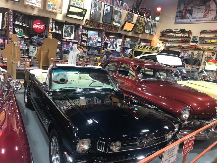 Located on historic Route 66 near Interstate 40, Russell's Truck & Travel Center, Glenrio, N.M., lures travelers with a free vintage car museum.