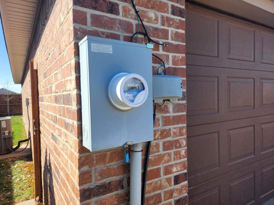 Xcel energy installs the first new electric smart meter in Amarillo Monday morning at a residence in the 7700 block of Pinnacle Dr. The new electric meters are set to be installed throughout their entire Texas service area within two years.