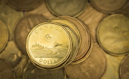 A Canadian dollar coin, commonly known as the "Loonie", is pictured in this illustration picture taken in Toronto January 23, 2015. REUTERS/Mark Blinch