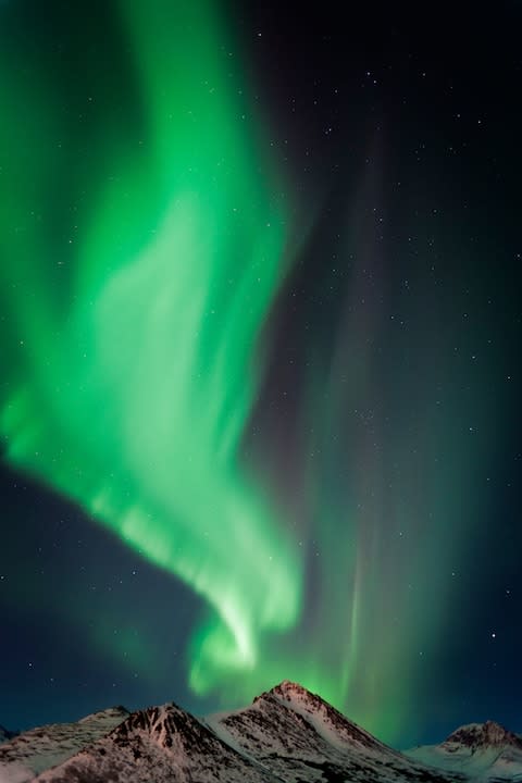 The Northern Lights over Alaska