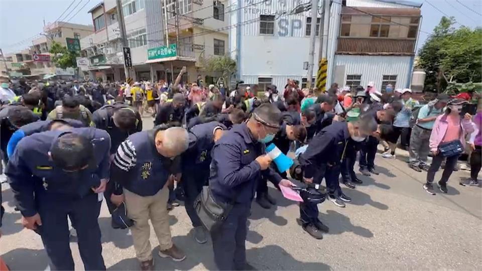 嗨翻！大甲媽遶境百輛哈雷接駕　員警也瘋狂大喊「媽祖我愛你」