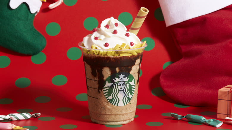 Santa Boots Frappuccino from Starbucks