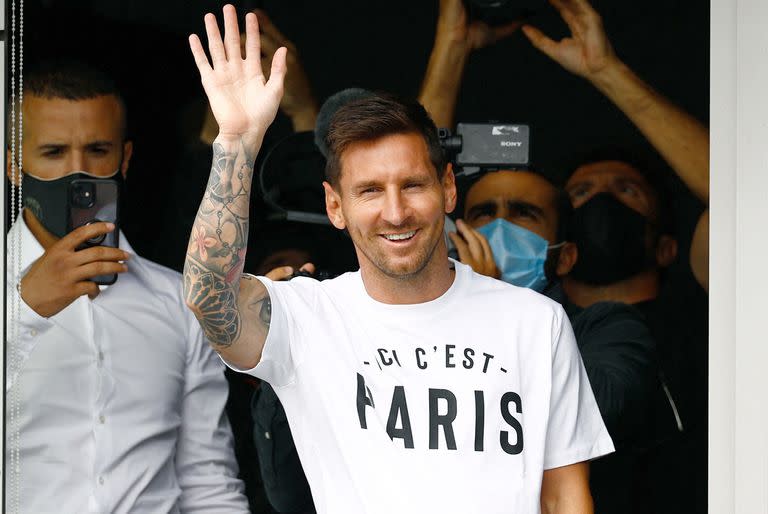 Messi llegó a París