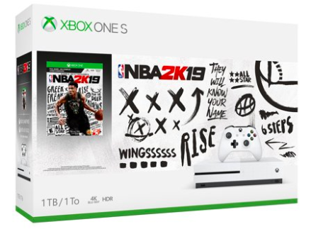 Microsoft Xbox One S 1TB NBA 2K19 Bundle (Photo: Walmart)