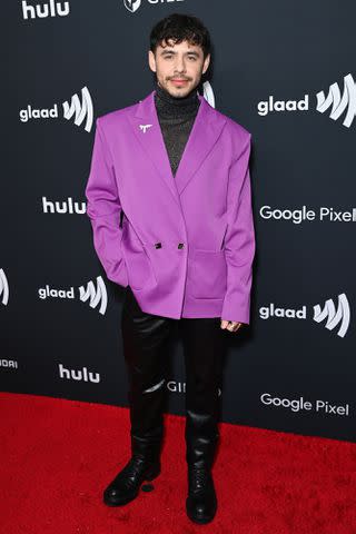 <p>Jon Kopaloff/Getty</p> David Archuleta attends the 35th Annual GLAAD Media Awards