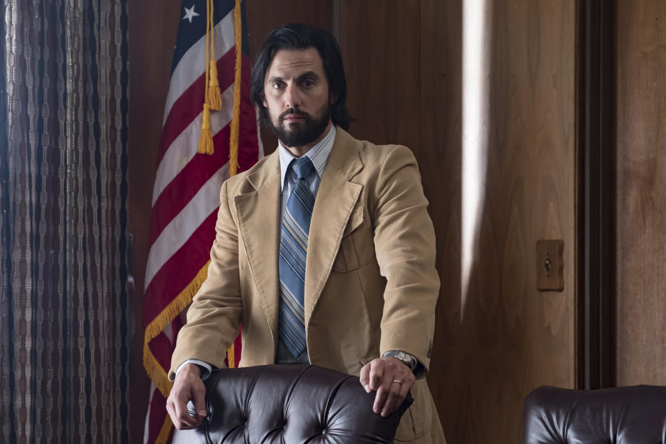 <p>Milo Ventimiglia as Jack in NBC’s <i>This Is Us</i>.<br>(Photo by: Ron Batzdorff/NBC) </p>